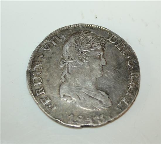 Ferdinand VII silver 8 reals